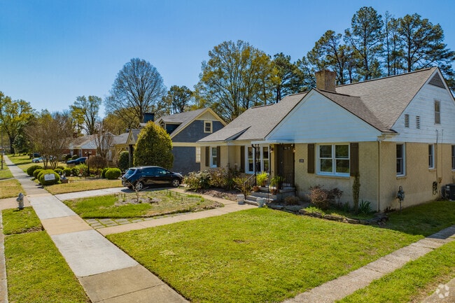 Single family brick homes on manageable lots in north Chickasaw Gardens.