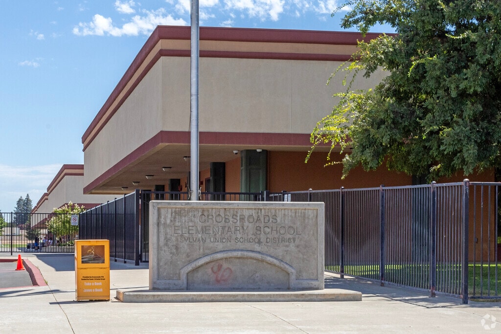 Crossroads Elementary School serves grades K-6 in Riverbank.