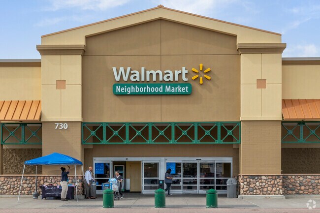 Residents of North Center can pickup household essentials from Walmart Neighborhood Market.