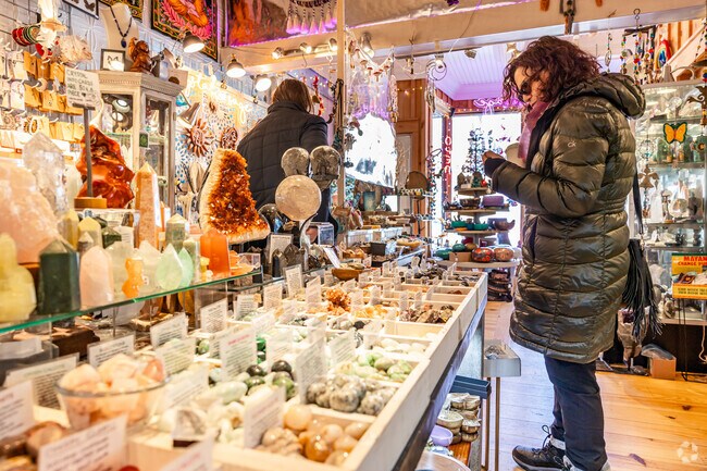 Crystal and Sage in downtown Huntington is full of crystals, gems and unique finds.