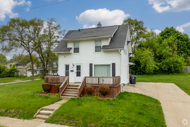 Contemporary colonials have begun to pop up in the South Parks neighborhood.