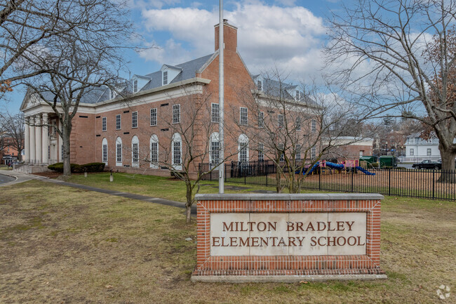 Milton Bradley School in Downtown Springfield, MA.