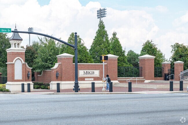 Mercer University is adjacent to Bealls Hill Historic District and offers many opportunities.