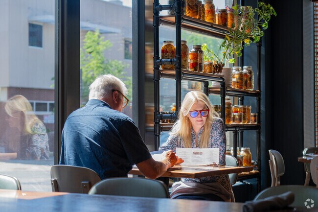 Glenn's Cafe in downtown near Bedford Walk is a popular breakfast spot.