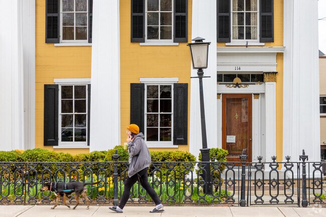 Flemington in Raritan Township Hunterdon boasts a Walk Score of 75, indicating it's 