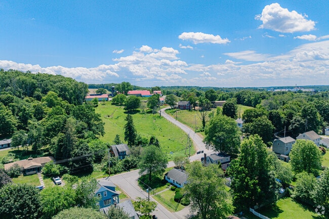 Ward Hill's residential streets blend rural and suburban homes.