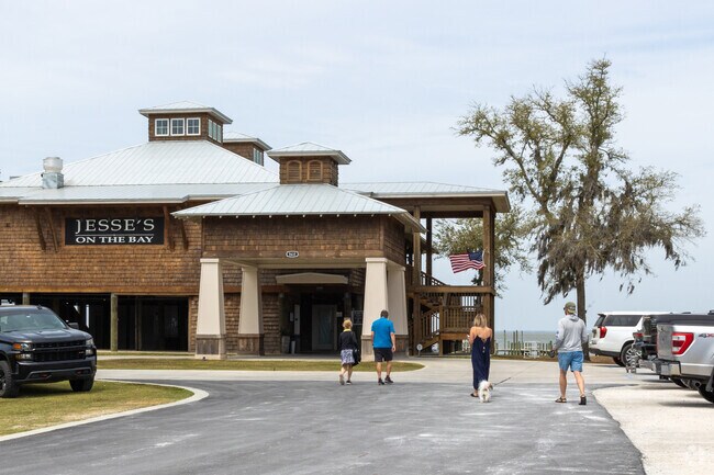 Dining options in Gulf Highlands include Jesse's on the Bay for an upscale option.