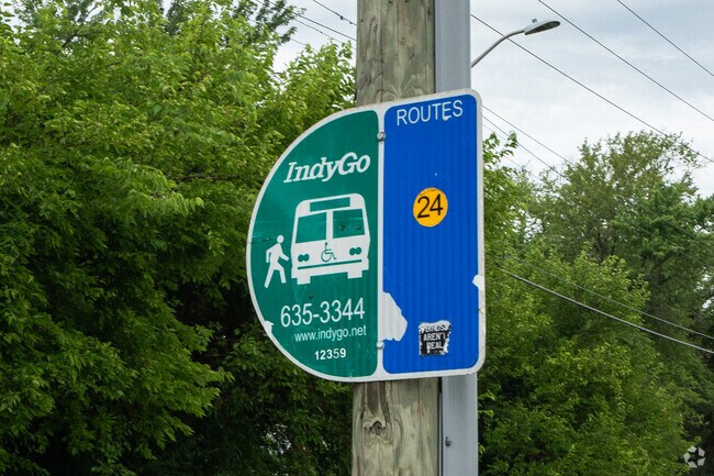 The city's buses connects Mars Hill residents with the rest of Indianapolis.