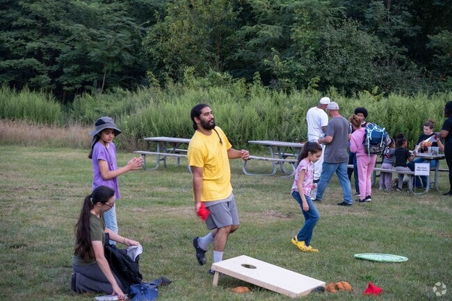 Fun games were played at the Summer Bonfire at Camp Shabbona Woods in Calumet City.