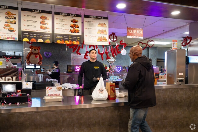 Juan Pollo is a great local chain offering Mexican style rotisserie chicken.