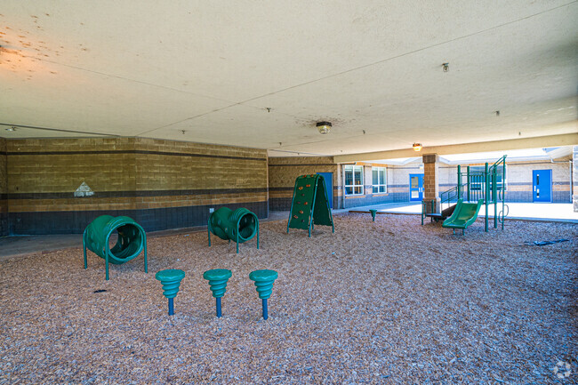 There is a unique covered playground at Weddle Elementary School in Keizer, OR.