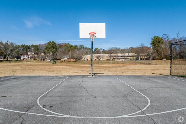 You can play a game of basketball at Wilson Mill Park.