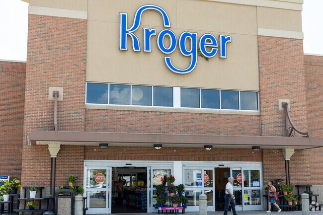 With Kroger nearby, it's easy for locals to pick up their groceries.