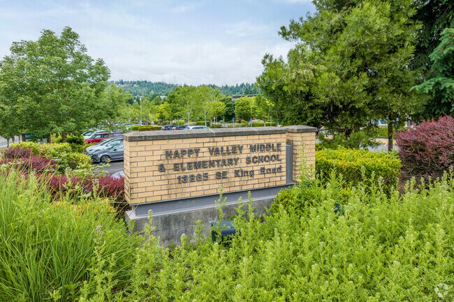 The Happy Valley Middle School and Elementary School reside together on one campus.