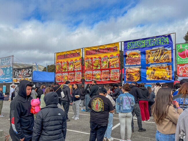 FoodieLand Night Market in Daly City is the perfect place to try unique food.