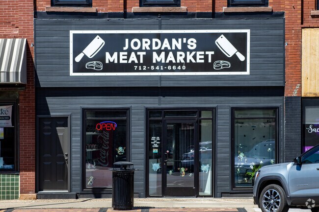 A stroll through downtown Le Mars offers unique shops like Jordan’s Meat Market.