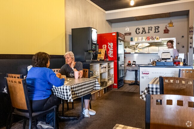 Ma's Cafe sits in downtown Plainview and serves favorites like country fried steak.