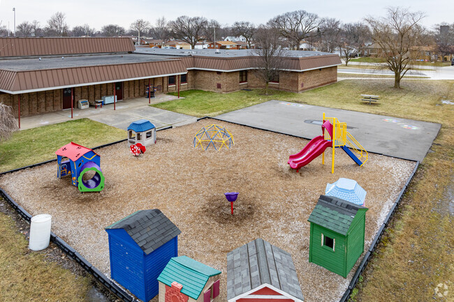 Secondary playground behind Allen Elementary School.