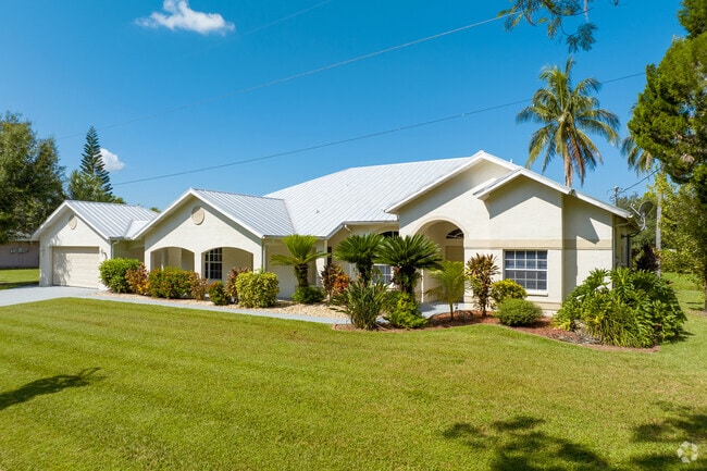 Multi Level homes with Mediterranean accents in Alva neighborhood.