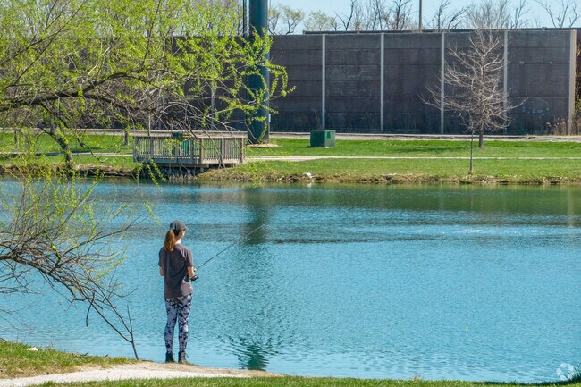 Explore fishing at the Dowling Park Lake in Hessville, IN.