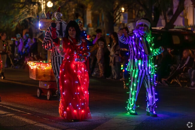 The Downtown Parade of Lights draws unique costumes in the Armory Park neighborhood.