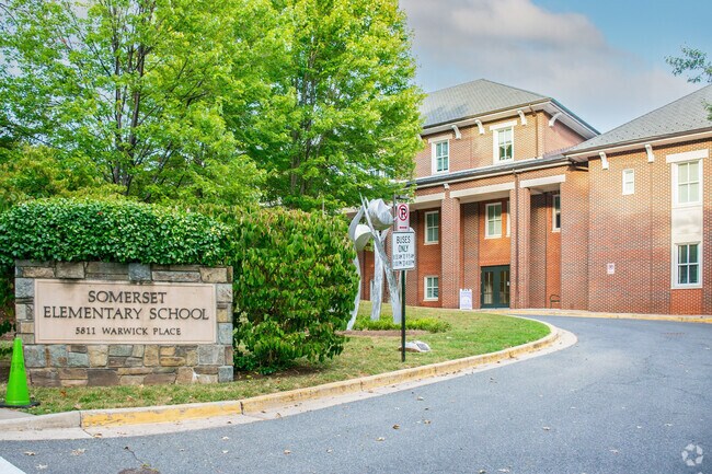 Somerset Elementary School is one of several quality education centers in Bethesda.