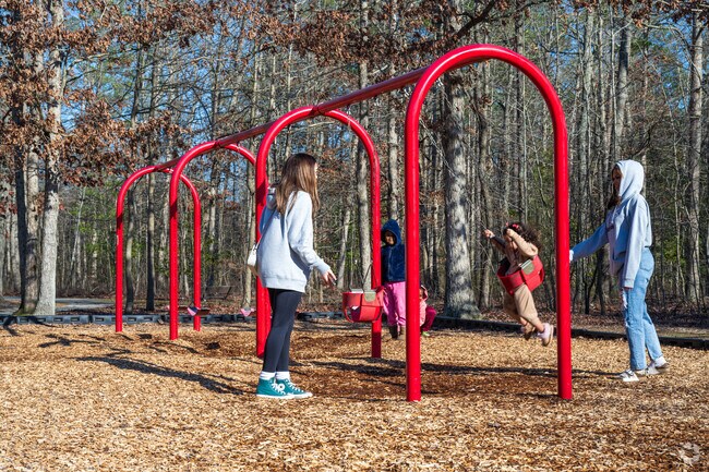 Harry G. Daniel Park, adjacent to Chesterfield Courthouse, is popular with local families.