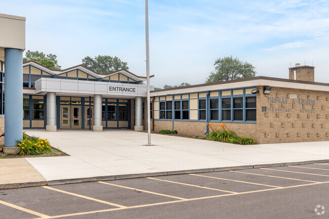 Edison Elementary School entrance in the city of Westland.