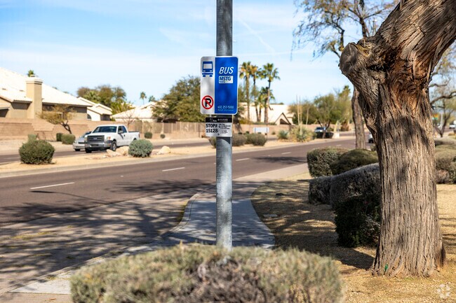 Bus service is available through som parts of Horizons.