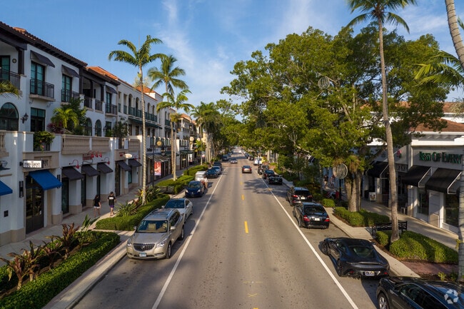 Fifth Avenue South is one of two prominent shopping and dining corridors in Old Naples.