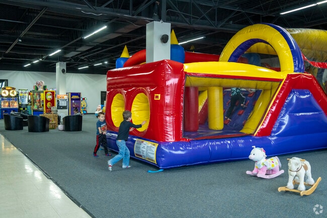 Bring the kids to Jump City for some fun, just south of Goodland Township.