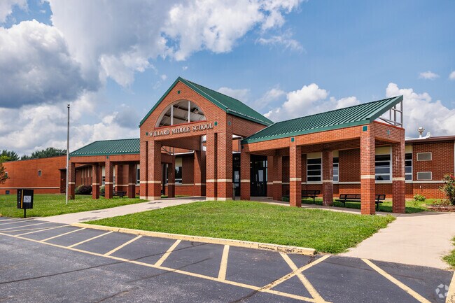 The Willard Middle School campus has undergone expansion and updating through the years.