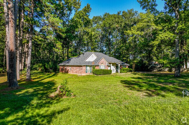 Beautiful brick homes are common in Greenwood.