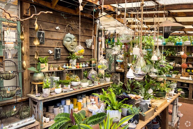 A garden store represents the typical small business in Fairfax.