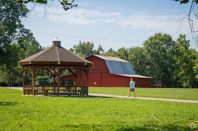 This East Brainerd resident enjoys the walking track around Jack Benson Heritage Park.