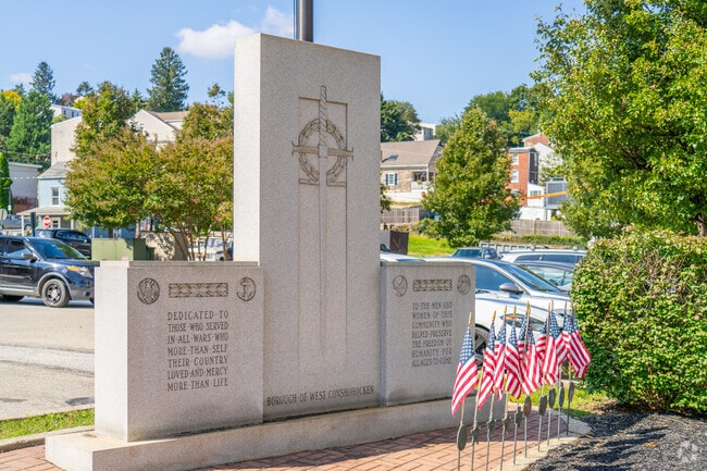 West Conshohocken has several monuments honoring those who served the county.