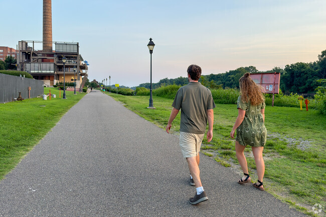Go for a walk along the James River near Jahnke.