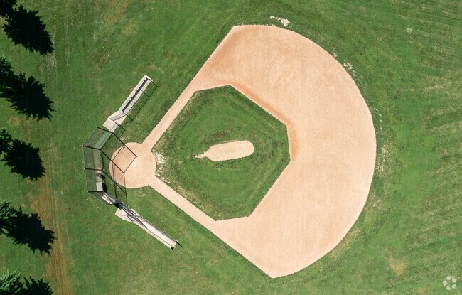 Norwood Elementary School also has a well-kept baseball field.