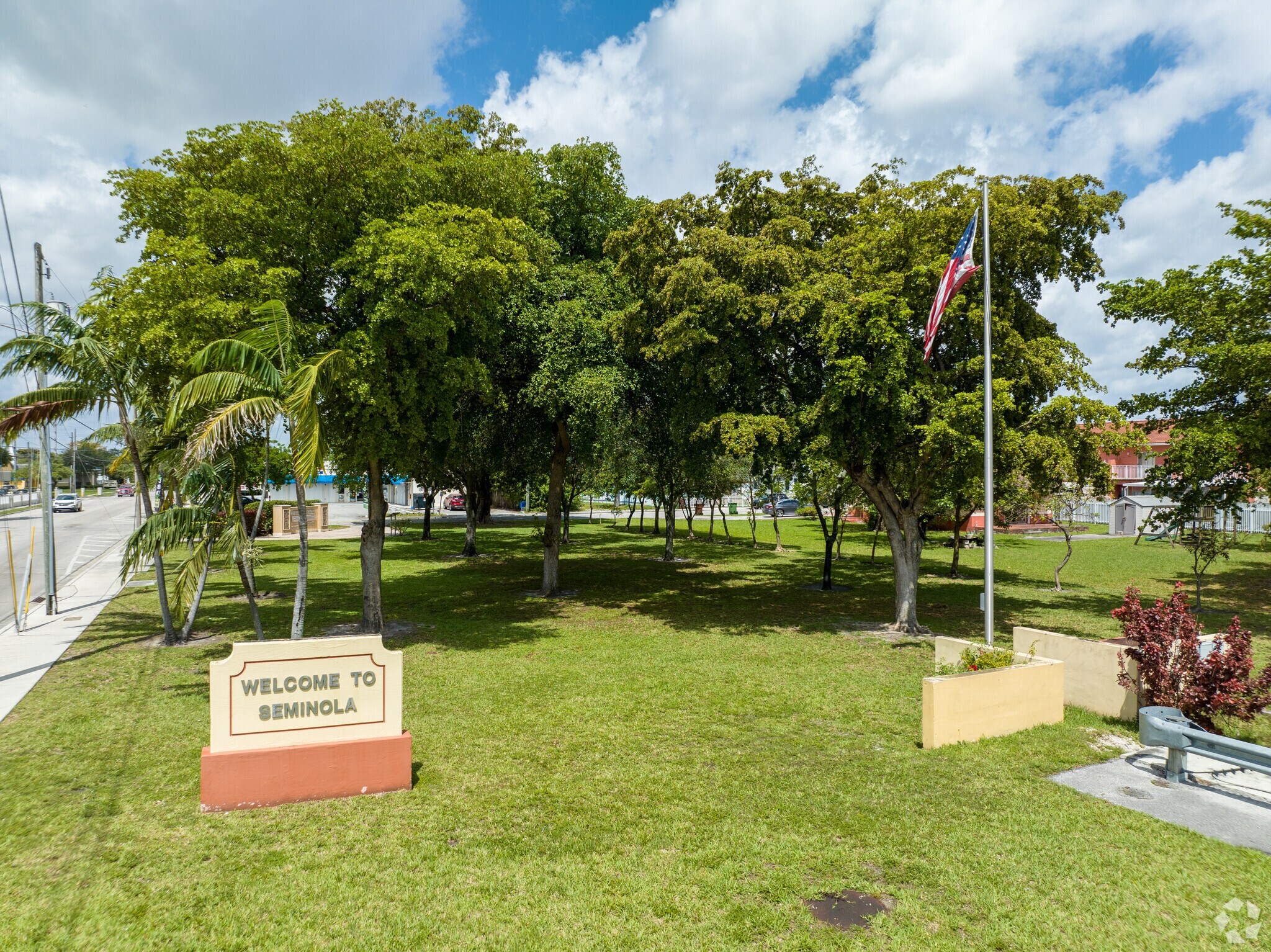 Seminola City Sign at Ethel Primus Park in Hialeah City.