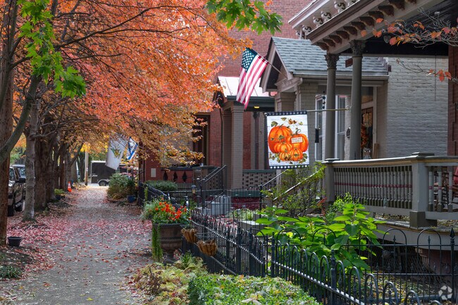 Wide sidewalks and colorful streets are staples of Outer Campbell.