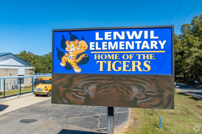 Lenwil Elementary is centrally located in the Bawcomville neighborhood.