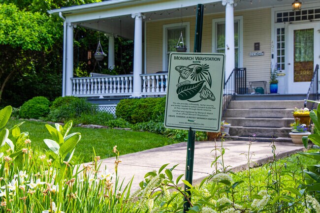 Swansboro residents care about community where many homes have pollinating gardens.