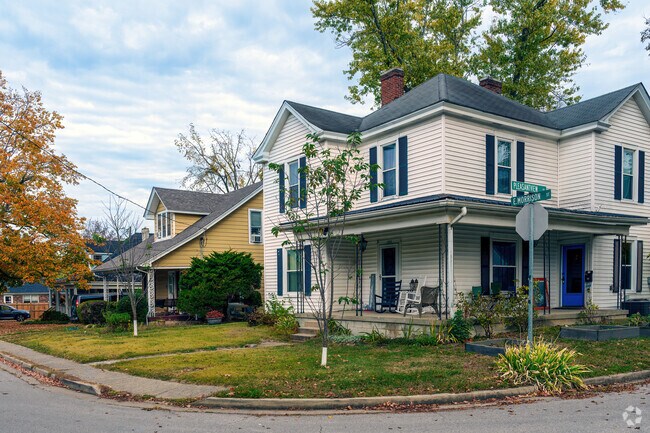 Covered front porches are a common sight in the Wilmore neighborhood.