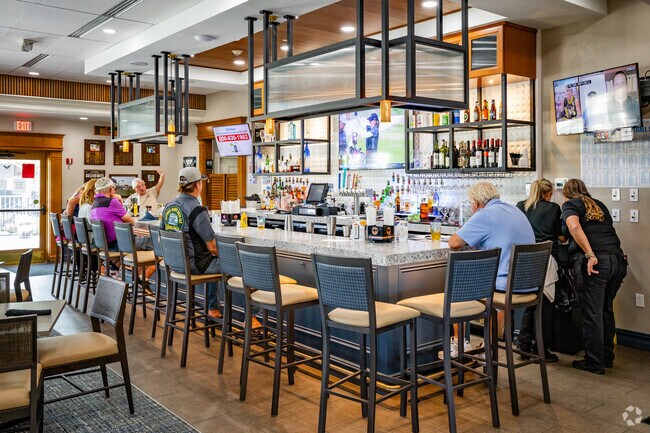 The public is more than welcome to dine and drink at Crane's Roost Bar & Grill in Crane Lakes.