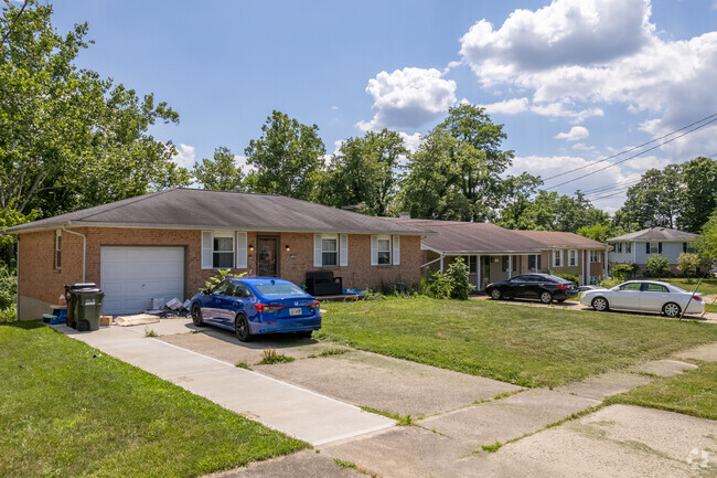 Homes are nestled right next to one another in Pleasant Run.