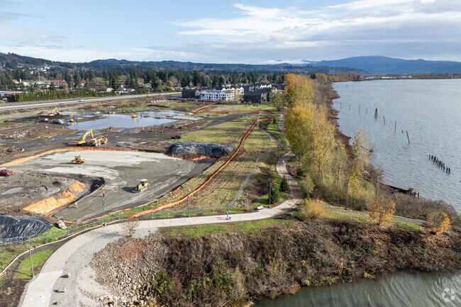 Washougal's waterfront is slowly becoming its main commercial draw.