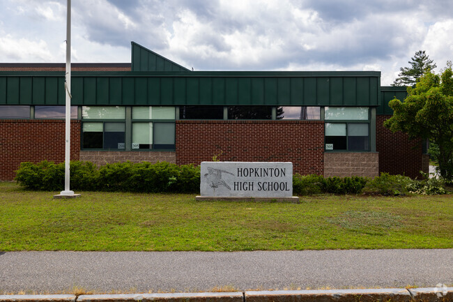 Hopkinton Middle School in the town of Hopkinton serves grades 6-8.