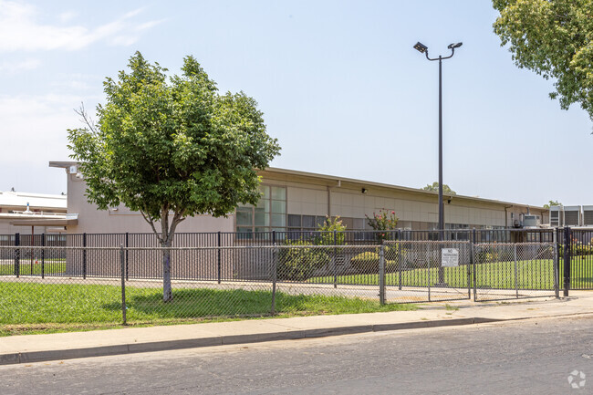 The campus of Herbert Hoover Middle School in Merced.