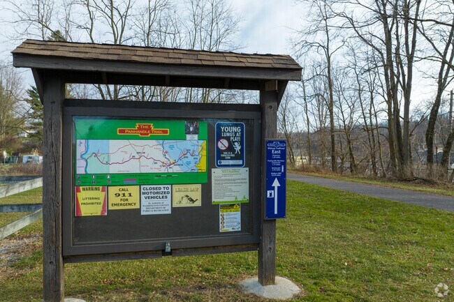 Part of the 29-mile Panhandle Trail can be found in Midway.