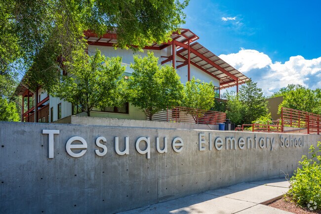 Children can attend Tesuque Elementary School which earned a C from Niche.